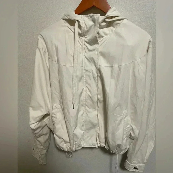 Forever 21 lightweight jumper white jacket size Large - Picture 2 of 5